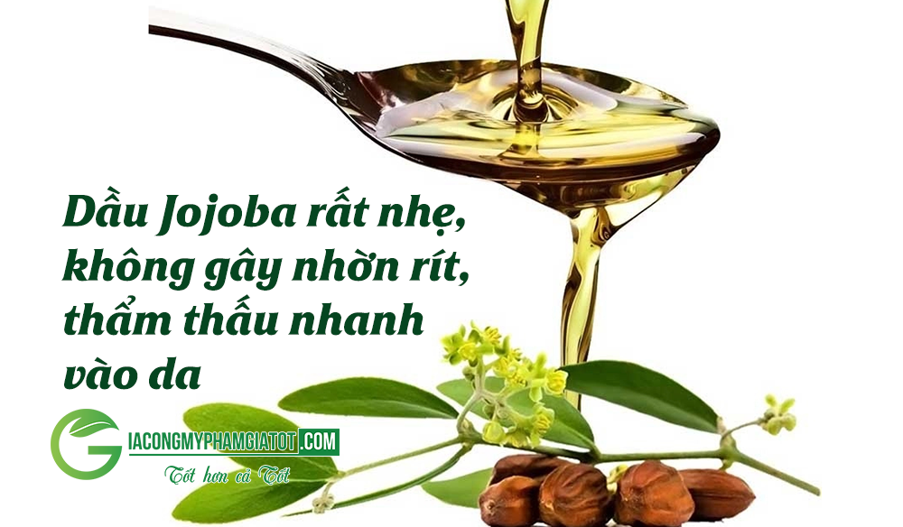 Chứa nhiều dưỡng chất: Dầu Jojoba giàu vitamin E, vitamin B complex, khoáng chất như kẽm, đồng, giúp nuôi dưỡng và bảo vệ da.